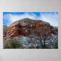 Sedona, Arizona in the Snow 2804 posters