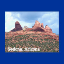 Sedona Arizona Red Desert Postcard Southwest Art by ScenicEarthStudios Sedona Arizona Red Desert Postcard Southwest Art