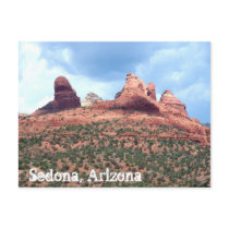 Sedona Arizona Red Desert Postcard Southwest Art