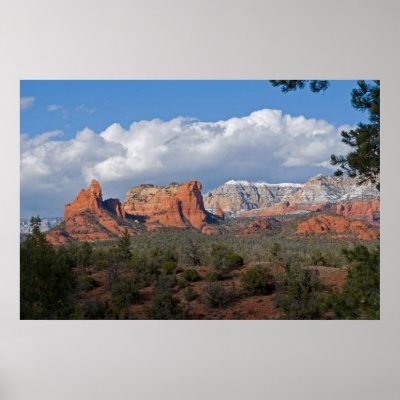 Sedona, Arizona Valley 3069 Print by SedonaPosters