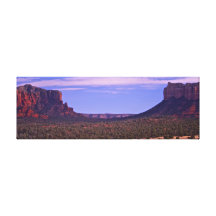 Sedona Mountain Pass Stretched Canvas Prints