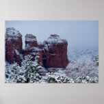 Sedona Snow on Coffee Pot Rock 2743 Print
