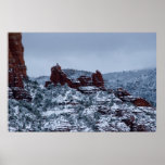 Sedona Snow on Snoopy Rock 2755 Print