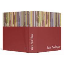 Sedona Stripes Personalized Binder
