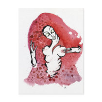 artsprojekt, wonan, nude, breasts, female, watercolor, inks, magnetic ink, Freestyle music, drawing ink, trio (music), animate being, New York City, printer's ink, record producer, water-color, dance-pop, water-colour, urban contemporary, female mammal, house music, indelible ink, C C Music Factory, quaternity, Michelle Visage, quatern, Idalis DeLeon, wash drawing, little joe, external body part, writing ink, sensualist, tetrad, printing ink, nude painting, india ink, quaternion, quaternary, Postcard with custom graphic design