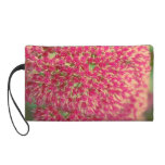 Sedum Pink Flower Wristlet Clutches