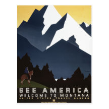 See America-Montana Post Cards