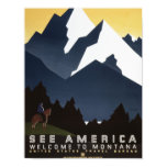 See America-Montana Poster