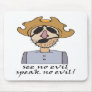 See and Speak No Evil Mouse Mats