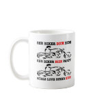 See Biker Dick Ride, Party, Girls Like Biker Dick mugs