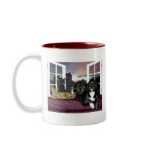 See, Dogs and Cats Can Live Together mugs