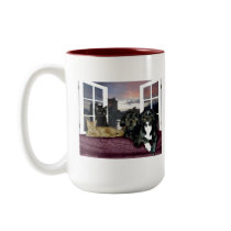 See, Dogs and Cats Can Live Together mugs