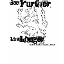 See Further Live Longer t-shirts