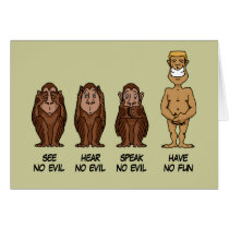 See Hear Speak No Evil Cards