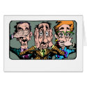 See, Hear, Speak No Whatever cards by goodposter See, Hear, Speak No Whatever cards