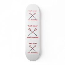 See It Coming Lacrosse Skateboard Decks