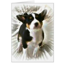 See me Basenji card