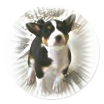 See me basenji sticker
