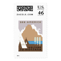 See Montana & America 1938 WPA Postage Stamp