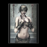 See No Evil Gothic Art Postcard