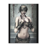 See No Evil Gothic Art Postcard