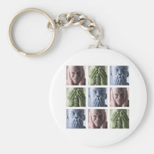 See no evil hear no evil speak no evil key chain
