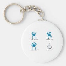 See No Evil Monkeys Key Chain