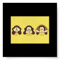 See No Evil, Speak No Evil, Hear No Evil posters