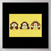 See No Evil, Speak No Evil, Hear No Evil Posters