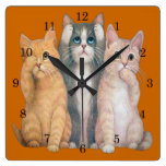 See No, Hear No, Speak No Evil Wall Clock