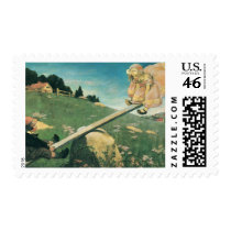 See Saw Margery Daw by Jessie Willcox Smith Postage Stamps