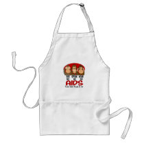 See Speak Hear No AIDS 1 Aprons