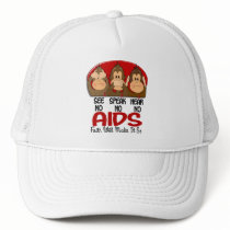 See Speak Hear No AIDS 1 Hats