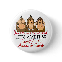 See Speak Hear No AIDS 2 buttons