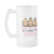 See Speak Hear No Breast Cancer 2 Coffee Mug