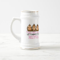 See Speak Hear No Breast Cancer 2 Coffee Mug