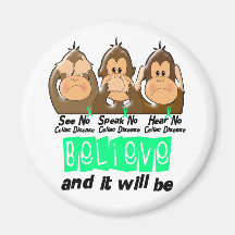 See Speak Hear No Celiac Disease 3 Refrigerator Magnet