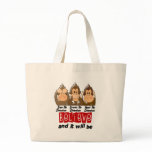 See Speak Hear No Diabetes 3 Tote Bag