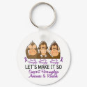See Speak Hear No Fibromyalgia 2 keychains by awarenessgifts See Speak Hear No Fibromyalgia 2 keychains