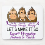See Speak Hear No Fibromyalgia 2 Mouse Mats