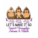 See Speak Hear No Fibromyalgia 2 t-shirts by awarenessgifts See Speak Hear No Fibromyalgia 2 t-shirts