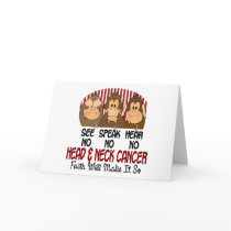 See Speak Hear No Head and Neck Cancer 1 cards by awarenessgifts See Speak Hear No Head and Neck Cancer 1 cards