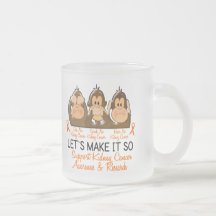 See Speak Hear No Kidney Cancer 2 Mug