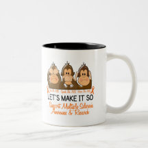See Speak Hear No Multiple Sclerosis MS 2 Mugs
