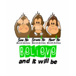 See Speak Hear No Muscular Dystrophy 3 Tshirt