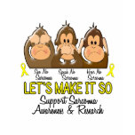 See Speak Hear No Sarcoma 2 Shirt