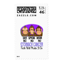 See Speak Hear No Stomach Cancer 1 postage by awarenessgifts See Speak Hear No Stomach Cancer 1 postage