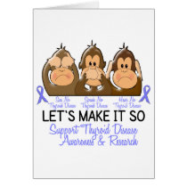 See Speak Hear No Thyroid Disease 2 Card