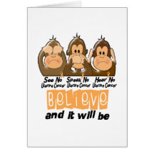 See Speak Hear No Uterine Cancer 3 Cards