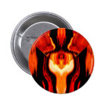 See Spirits in Golden Flames - Reiki Healing V9 Pinback Button